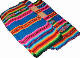 Terrapin Trading Fair Trade Bolivian Aguayo Blanket/Throw 1.3m x 1.3m - £44.50 GBP