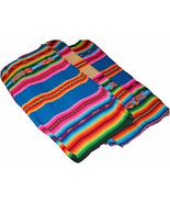 Terrapin Trading Fair Trade Bolivian Aguayo Blanket/Throw 1.3m x 1.3m - £44.37 GBP