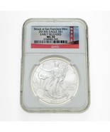 2013 (S) Silber Eagle S $1 Frühe Ausgaben Struck Auf San Francisco Grade... - $127.82 CAD