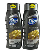 2 Dial Men Antibacterial Body Wash Ultra Clean Eucalyptus Scent 16 Oz Each - $39.99