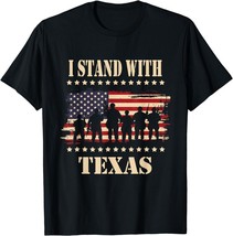 I Stand With Texas Flag USA State Unisex T-Shirt - £11.83 GBP+