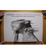 Coldplay Affiche Promo Rush De Sang Pour La Tête - $179.99