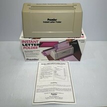 Martin Yale Electric Letter Paper Folder Model 1400 Premier w/Box , Tested! - $59.98