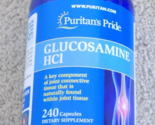 Puritans Pride Glucosamine HCI 240 Capsules Exp. 4/2026--FREE SHIPPING! - $14.80
