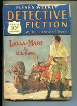 Flynn&#39;s Weekly Detective FICTION-FEB 11 1928-MYSTERY-LALLA-MARI-good Minus - £63.81 GBP