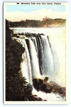 Postcard Horseshoe Falls from Goat Island Niagara New York - £3.54 GBP