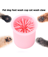 Per Paw Cleaner Cup Portable Dog Cat Foot Washer Soft Silicone Pet Foot Wash Too - £11.83 GBP