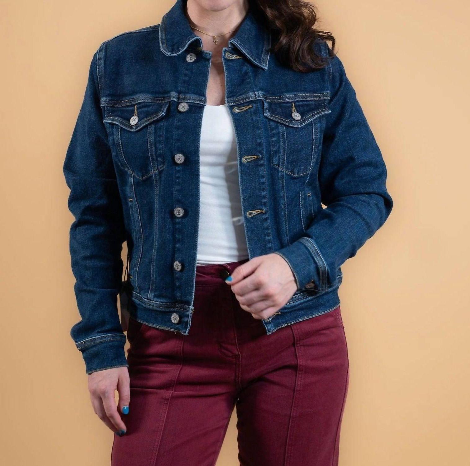 Judy Blue Classic Dark Denim Jacket Size M - $54.45