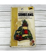 Sunbeams Lighthouse Sun Catcher Suction Cup Hanger 1983 Vintage 1 - £7.40 GBP