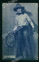Billy SULLIVAN-W/ LASSO-1920-ARCADE CARD-SILENT Star G/VG - £19.97 GBP