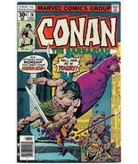 Conan The Barbarian #76 (1977) *Marvel Comics / Cover Artwork By Gil Kane* - $8.17 CAD