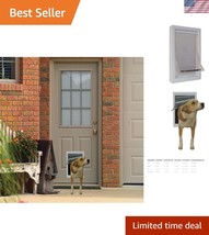 Versatile Telescoping Plastic Pet Door for Medium Breeds - Easy Installa... - $719.25 MXN