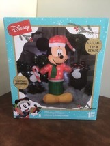 Disney Mickey Mouse Inflatable Gemmy Christmas Decor 3.5 ft LED Lights Up NEW - £23.25 GBP