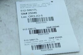 Driver Lower Control Arm Front 163 Type Fits 00-05 MERCEDES ML-CLASS 75505 image 2