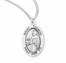 St. Thomas Aquinas Sterling Silver Necklace - £31.98 GBP