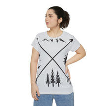 Women&#39;s Celestial Elements All-Over-Print Short Sleeve Shirt - Nature Symbols Te - £31.47 GBP+