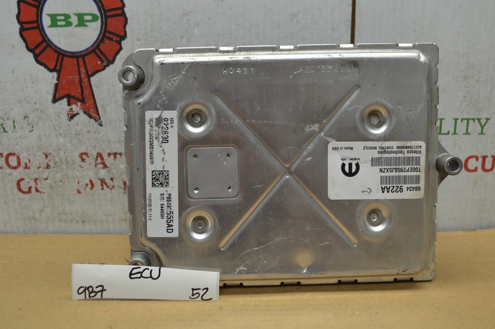 2020-21 Jeep Cherokee 3.2L ECM Engine Control Unit 68434922AA Module ECU... - $58.79