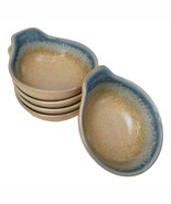 Pack Of 5 Blue River Ao Nagashi Small Ponzu Miso Soup Bowls With Handle 5oz - $31.99