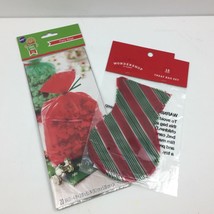 Wilton Wondershop 35 Treat Party Bag Gift Reg Green Stripes Twisty Ties - $13.99