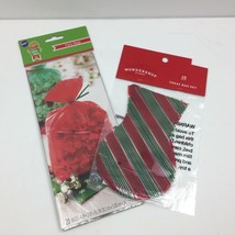 Wilton Wondershop 35 Treat Party Bag Gift Reg Green Stripes Twisty Ties - £11.05 GBP