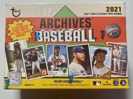 2021 Topps Archives Baseball Blaster Box Factory Sealed 56 Cards Sports Trading - £25.90 GBP