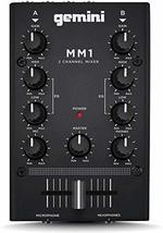 Gemini Sound MM1 Professional Audio 2-Channel Dual Mic Input Stereo 2-Band Rotar - £55.84 GBP+
