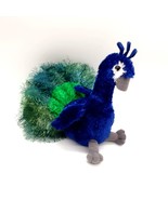 Aurora Peacock Plush Toy 11&quot; Child Soft Clean Carnival Crane Machine Col... - £18.30 GBP