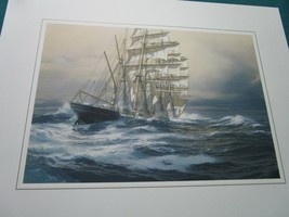 Greenwich Workshop Cameo Original Prints New Portfolio Moshulu Ship Numberd Rare - £135.95 GBP