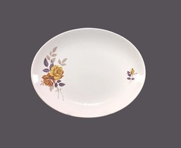 Myott China-Lyke oval platter. Yellow and gold roses. Similar pattern to Coleen. - £42.95 GBP