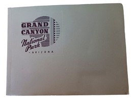 Vtg 1940s Fred Harvey Grand Canyon National Park Souvenir Photo Book - £38.88 GBP
