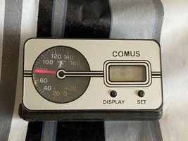 Vintage Comus Thermometer Digital (needs new Battery) Desk or Wall Mount... - £7.46 GBP