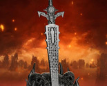Doom Eternal Crucible Sword Letter Opener Zinc Slayer Guy Statue Figure - $68.99