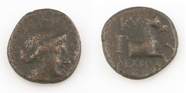 250-200 BC Greek AE14 Coin VF Aeolis Amazon Kyme Cyme Horse S-4189 L&amp;K-394 - £81.57 GBP