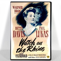 Watch on the Rhine (DVD, 1943, Full Screen) Like New !   Bette Davis  Paul Lukas - £18.63 GBP