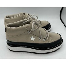 Converse Mountain Club Mid Fleece Lined Suede Boot &#39;Papyrus&#39; Womens Size 7 - $47.52