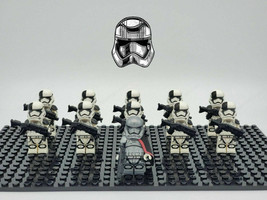 11pcs/set Star Wars First Order Captain Phasma Stormtrooper Army Minifigures Toy - £46.56 GBP