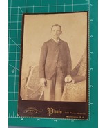 Antique Victorian Cabinet Card Dashing Gentleman Al Shaw Piper Washingto... - £11.02 GBP