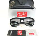 Ray-Ban Sunglasses RB4216 601/11 Polished Black Wrap Frames with Gray Le... - $74.58