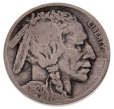 1920-D 5C Buffalo Nickel En Fin Condition. Naturel Couleur, Lettres Transparent - £31.63 GBP