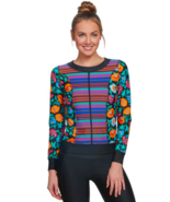 Body Glove Tropical Rashguard Large Tenerife Colorful Long Sleeve Crew N... - £45.92 GBP