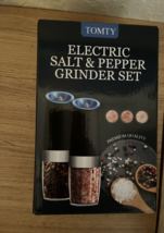 Gravity Electric Salt &amp; Pepper Grinder Set Battery Operated w LED NEW - £24.63 GBP