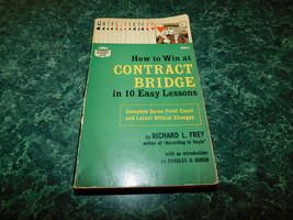 How to Win at Contract Bridge in 10 Easy Lessons by Richard L Frey (1961, Paperb - £1.20 GBP