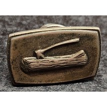 vintage axe and log Gilwell Pak Wood Badge pin - Boy Scouts of America - £14.61 GBP