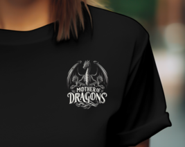 Mother of Dragons Minimalist Black T-Shirt - $18.99