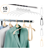 Folding Compact Hanger Clothes Space Saving Folding Clothes Drying Rack ... - $17.99