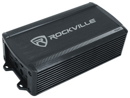 Rockville PS40 4 Channel ATV/UTV/Motorcycle Bluetooth Amplifier IP65 Mic... - $196.99