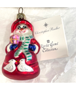 Christopher Radko Little Gems COOL COUPLE  Christmas Ornament 1999 Origi... - £23.37 GBP