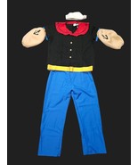 Adult Popeye Costume - Complete Sailor Outfit with Tattoo Arms and Hat - $55.05 CAD