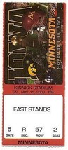 2003 Nov 15th Ticket Stub Minnesota @ Iowa College Football Kinnick Stadium - £12.30 GBP