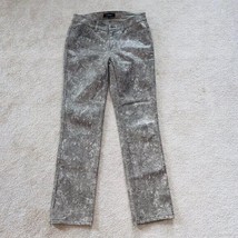 Lafayette 148 Pants Womens Casual 0 Shiny Snakeskin Print Pants 0 - £18.79 GBP